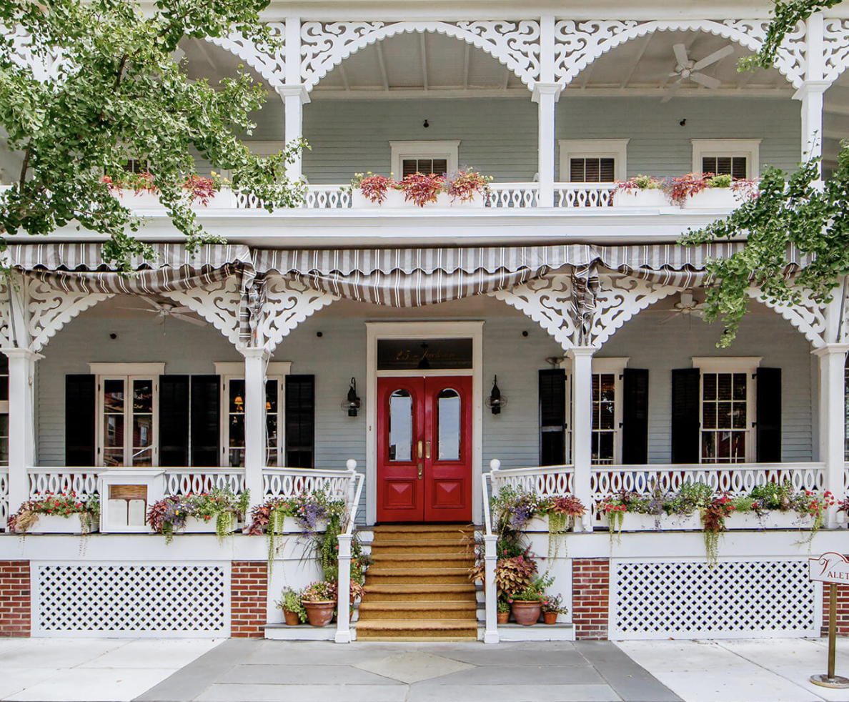 <p>Head to Cape May to stay in this impeccably restored 1879 landmark building. The adults-only hotel is located a block from the beach. Belle Flower wallpaper from Cowtan & Tout and custom-designed furnishings by Colleen Bashaw make it an enchanting seaside retreat.</p><p><a class="body-btn-link" href="https://go.redirectingat.com?id=74968X1553576&url=https%3A%2F%2Fwww.booking.com%2Fhotel%2Fus%2Fvirginia.html%3Faid%3D311088%253Blabel%253Dvirginia-wexgdNylCXDLW3Y_GPrDlwS392933371883%253Apl%253Ata%253Ap1%253Ap2%253Aac%253Aap%253Aneg%253Afi%253Atiaud-297601666475%253Akwd-6813907127%253Alp9018721%253Ali%253Adec%253Adm%253Appccp%253DUmFuZG9tSVYkc2RlIyh9YbbZAlxiWh21nxNbr91JuRM%253Bsid%253D59a2d39c21a98c3a222b195ee33600bb%253Bdest_id%253D20080742%253Bdest_type%253Dcity%253Bdist%253D0%253Bgroup_adults%253D2%253Bgroup_children%253D0%253Bhapos%253D0%253Bhpos%253D0%253Bno_rooms%253D1%253Breq_adults%253D2%253Breq_children%253D0%253Broom1%253DA%252CA%253Bsb_price_type%253Dtotal%253Bsr_order%253Dpopularity%253Bsrepoch%253D1640135538%253Bsrpvid%253Dab4f0878add70071%253Btype%253Dtotal%253Bucfs%253D1%23hotelTmpl&sref=https%3A%2F%2Fwww.redbookmag.com%2Flife%2Fcharity%2Fg45722939%2Fbest-prettiest-hotel-every-state%2F">Shop Now</a></p>