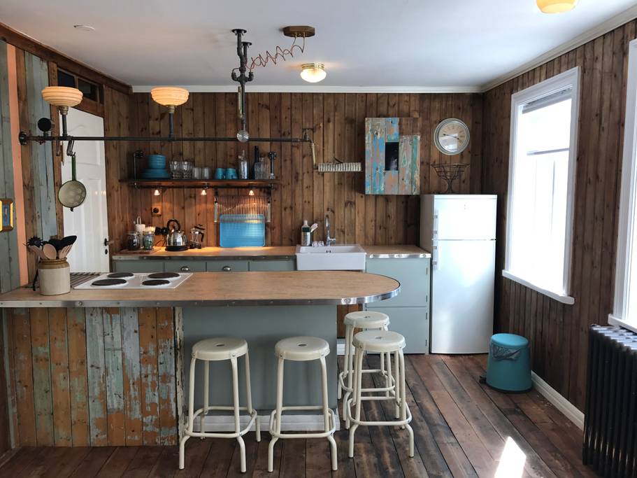 <p><strong>Bed & bath:</strong> 1 bedroom, 1 bathroom<br> <strong>Top amenities:</strong> Washing machine, free parking</p> <p>On the outside, this robin's-egg blue home is hard to miss. The one-bedroom apartment inside is just as quirky, and we love the rustic, hodge-podge look that separates it from many of the more corporate Reykjavík Airbnbs. (The location is hard to beat, too, as it's just two blocks from the National Gallery of Iceland.) If you're looking to save a little bit of money on the expensive island, take a cue from those before you and pick up some groceries for a meal or two in, as the equipped kitchen has plenty of counter space. In a review, one guest even wrote "it had everything we needed to self-cater. We ended up eating in more than we expected to as a result."</p> $170, Airbnb (starting price). <a href="https://www.airbnb.com/rooms/plus/20067200">Get it now!</a><p>Sign up to receive the latest news, expert tips, and inspiration on all things travel</p><a href="https://www.cntraveler.com/newsletter/the-daily?sourceCode=msnsend">Inspire Me</a>