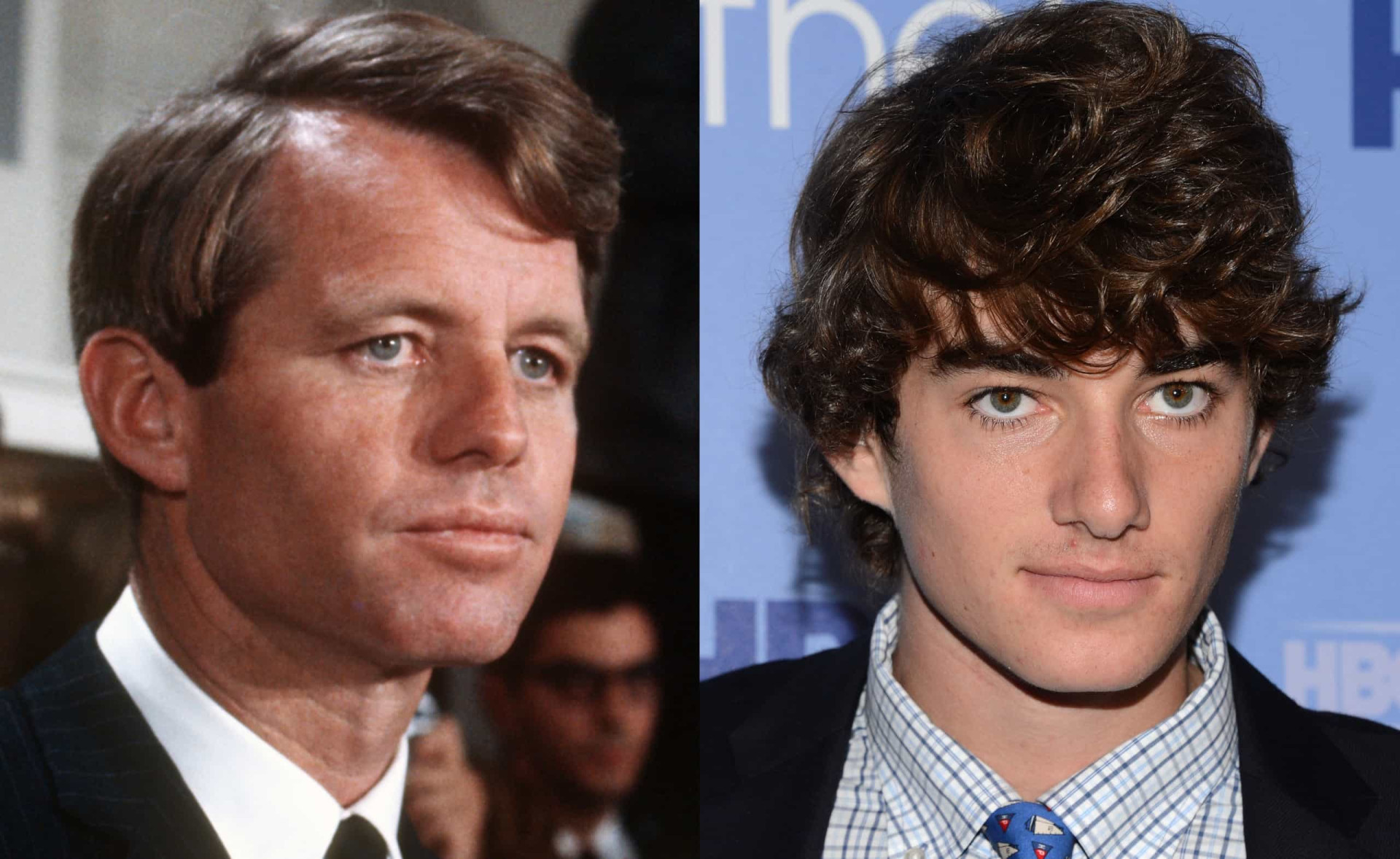 Grandchildren that look like their famous grandparents