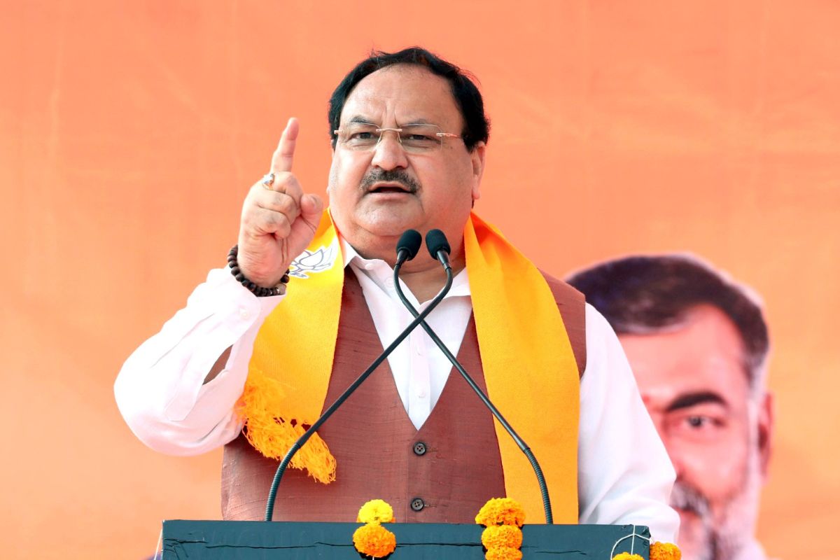 Nadda Begins BJP's 'wall Writing' Campaign For Lok Sabha Polls