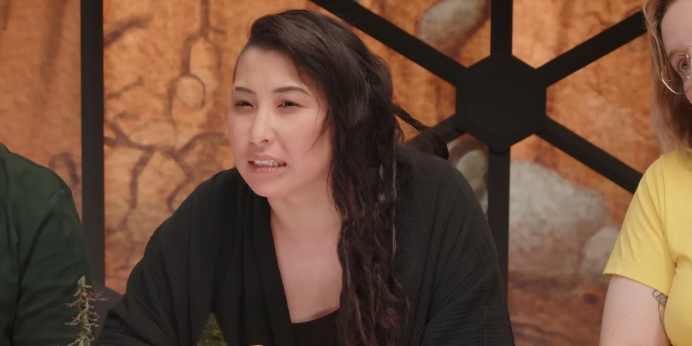 Dimension 20 star Erika Ishii grimaces in Burrow's End