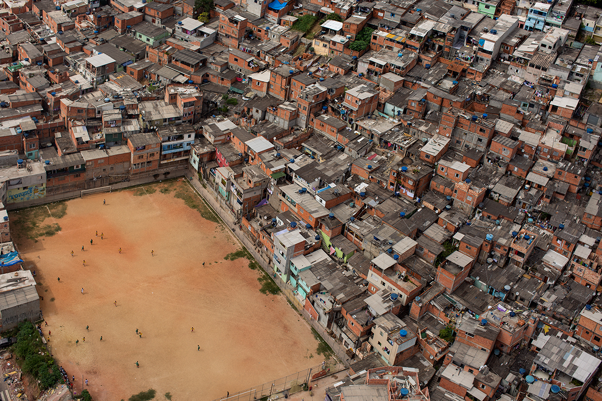 A soccer field in Brazil