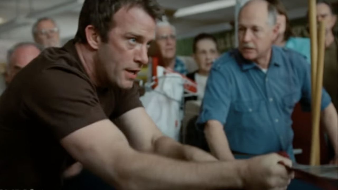 <p>                     The 2007 adaptation of <em>The Mist</em> is chock full of visually devastating moments, but Frank Darabont very effectively uses the unknown to his advantage in a scene when some of Food House’s customers try to see how far they can make it out while one is tethered by rope. For a moment, the rope starts to lose slack fast and David Drayton (Thomas Jane) and others struggle to pull their volunteer back in, only to find his lower half still attached. We can only imagine what the creatures did to the rest of the group.                   </p>