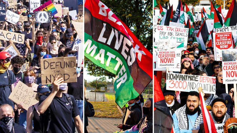 Antisemitic protests across US bear striking resemblance to other social justice movements