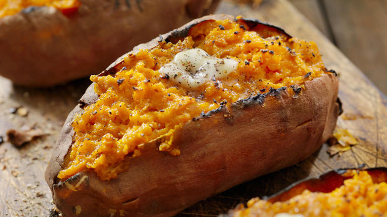 The Water Hack You Should Never Skip When Roasting Sweet Potatoes