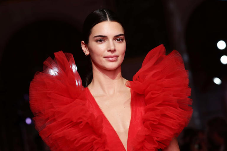 Kendall Jenner was hospitalized in 2018 due to a reaction from an IV drip (Getty Images)