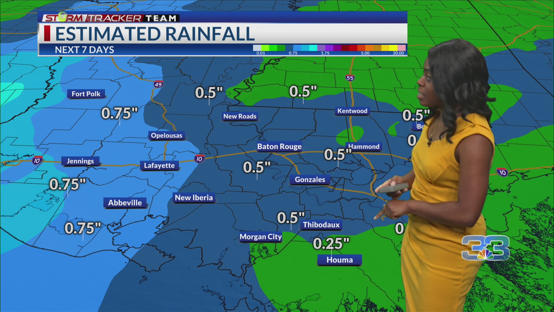 Monday Morning Forecast For Baton Rouge 11 6 23   AA1jsXWp.img