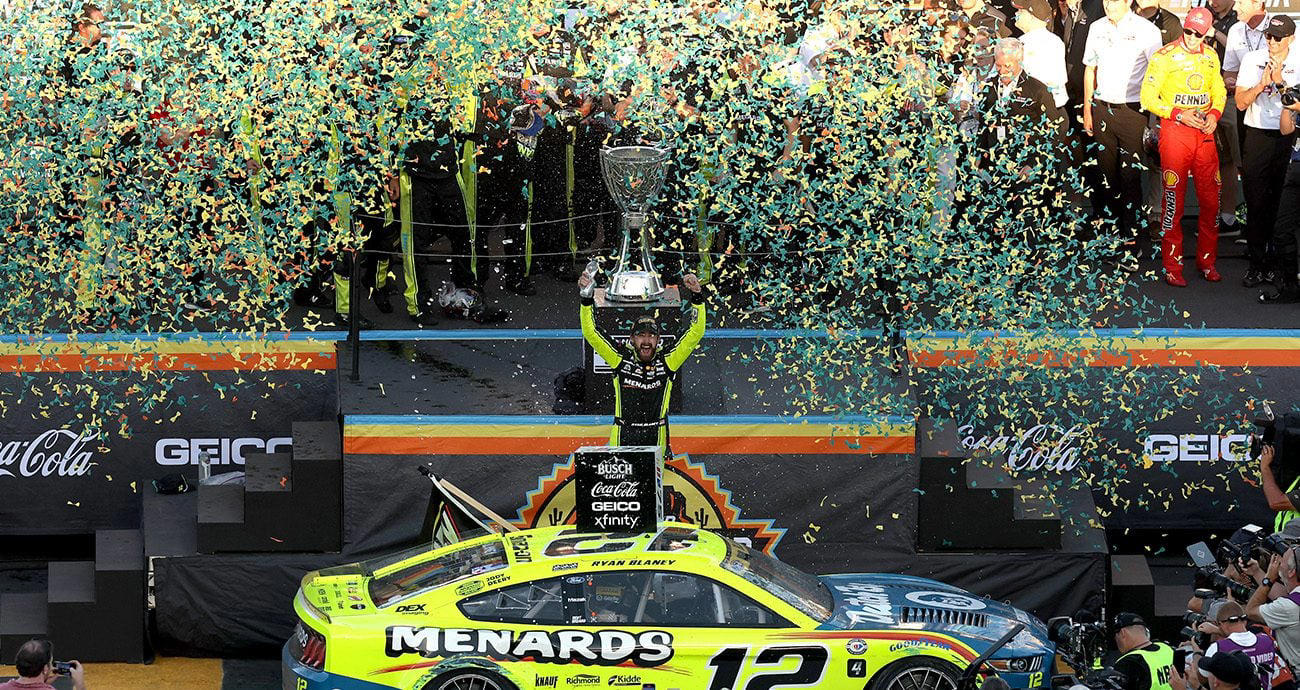 ryan blaney nominated for 2024 espy award for 'best driver'