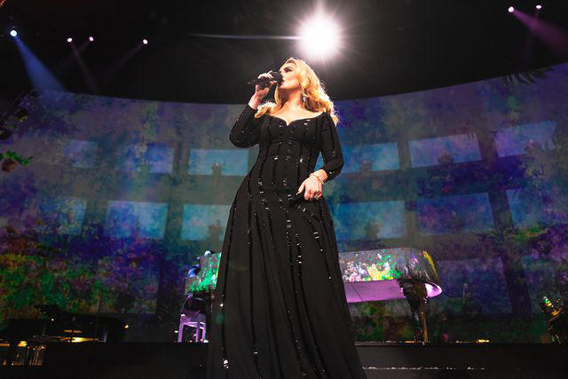 Raven B. Varona Adele at the final 2023 show of her Las Vegas residency.