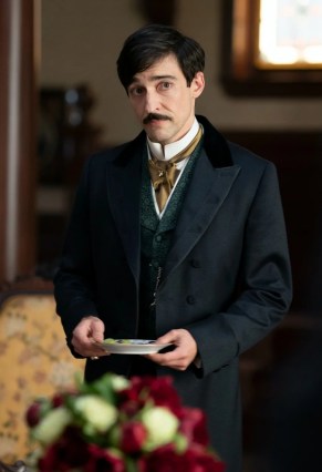 <p><strong>Oscar Van Rhijn (Blake Ritson)</strong></p>  <p>Oscar is the son of Agnes and often stops by his mother's house to visit her, humoring her disdain for many different aspects of society. He takes a liking to Gladys Russell early on in the show, but her parents question his intentions. Oscar harbors a secret.</p>  <p>Ritson is known for playing Drowned Sloane in "RocknRolla" (2008), "Love Hate" (2009), "For Elsie" (2011) and Gunther in "Hitman's Wife's Bodyguard" (2021).</p>