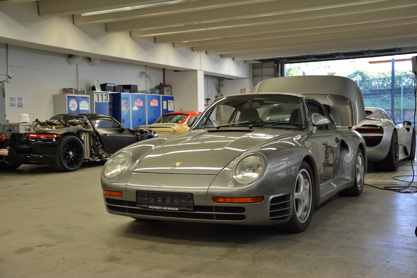 <p>Porsche initially turned the 959 concept into a production model with a single mission in mind: to dominate Group B racing. One of the best performance cars of its era, the 959 received a twin-turbocharged 2.8-liter flat-six engine which channeled its <strong>450 hp </strong>output to both axles.</p>