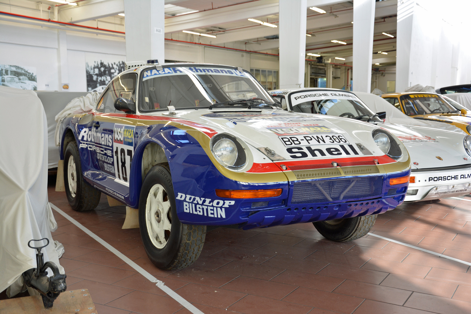 <p>The 959 never raced in a Group B rally event due to the exceptionally high cost of participating in the series. Race car driver <strong>Jacky Ickx</strong> convinced Porsche to put the car on stilts and enter it in the Paris-Dakar, an off-road endurance race that takes a massive toll on both man and machine.</p>