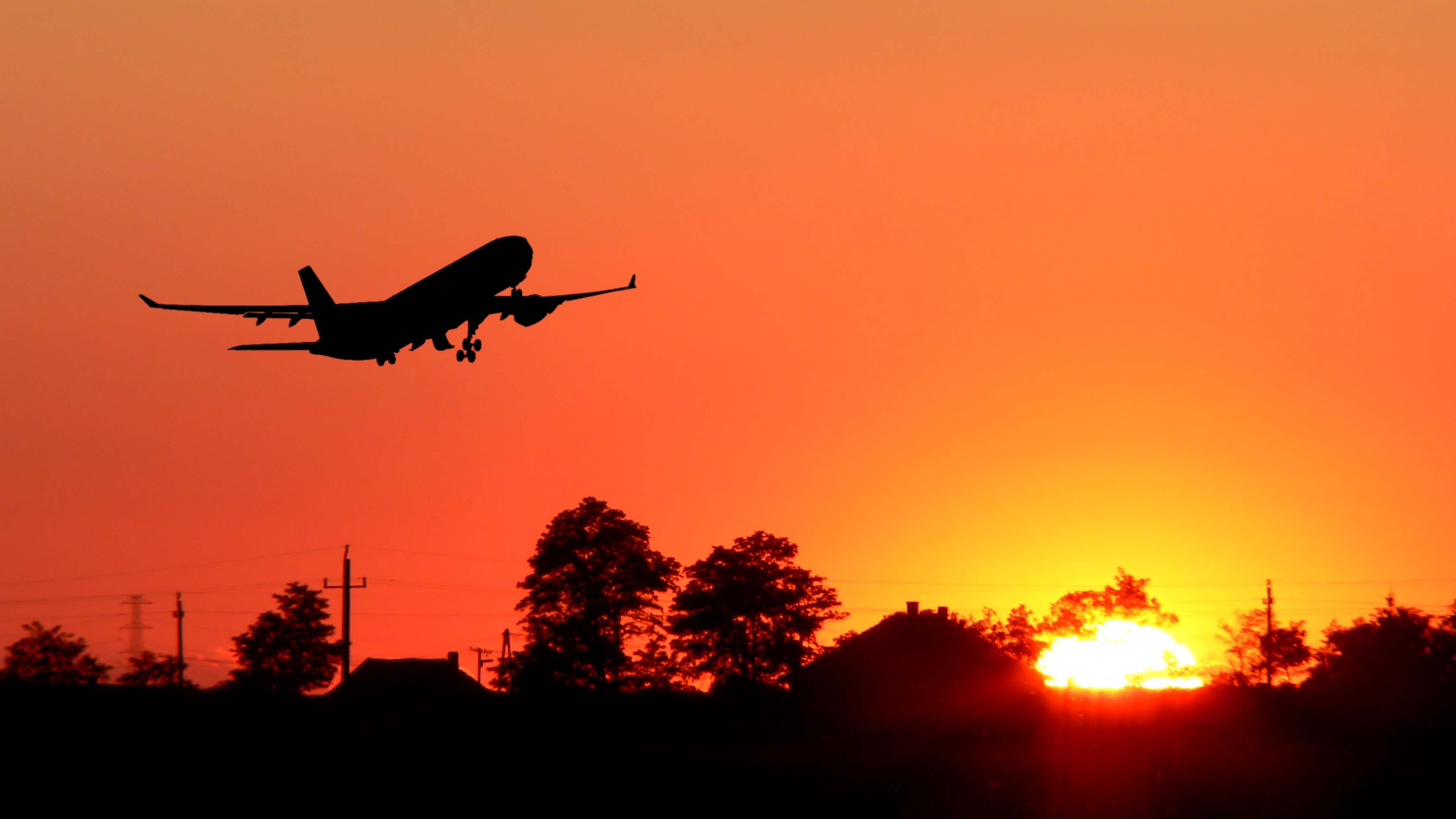 Early flight. Силуэт самолета.