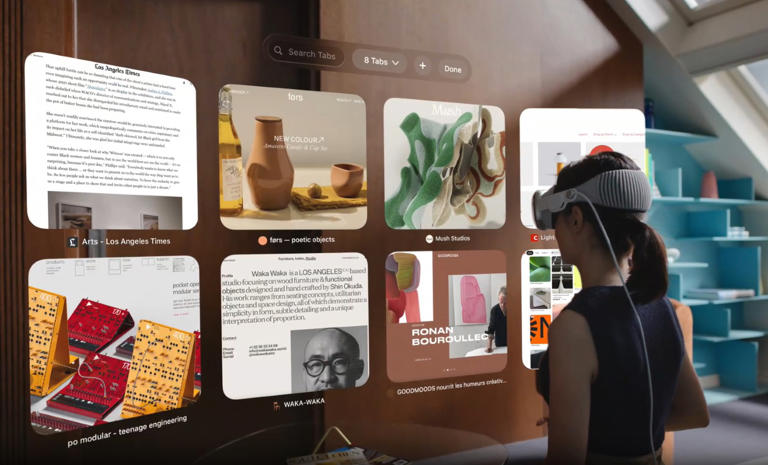 苹果获得 Vision Pro 新专利：允许虚拟会议中的两人进行私密对话