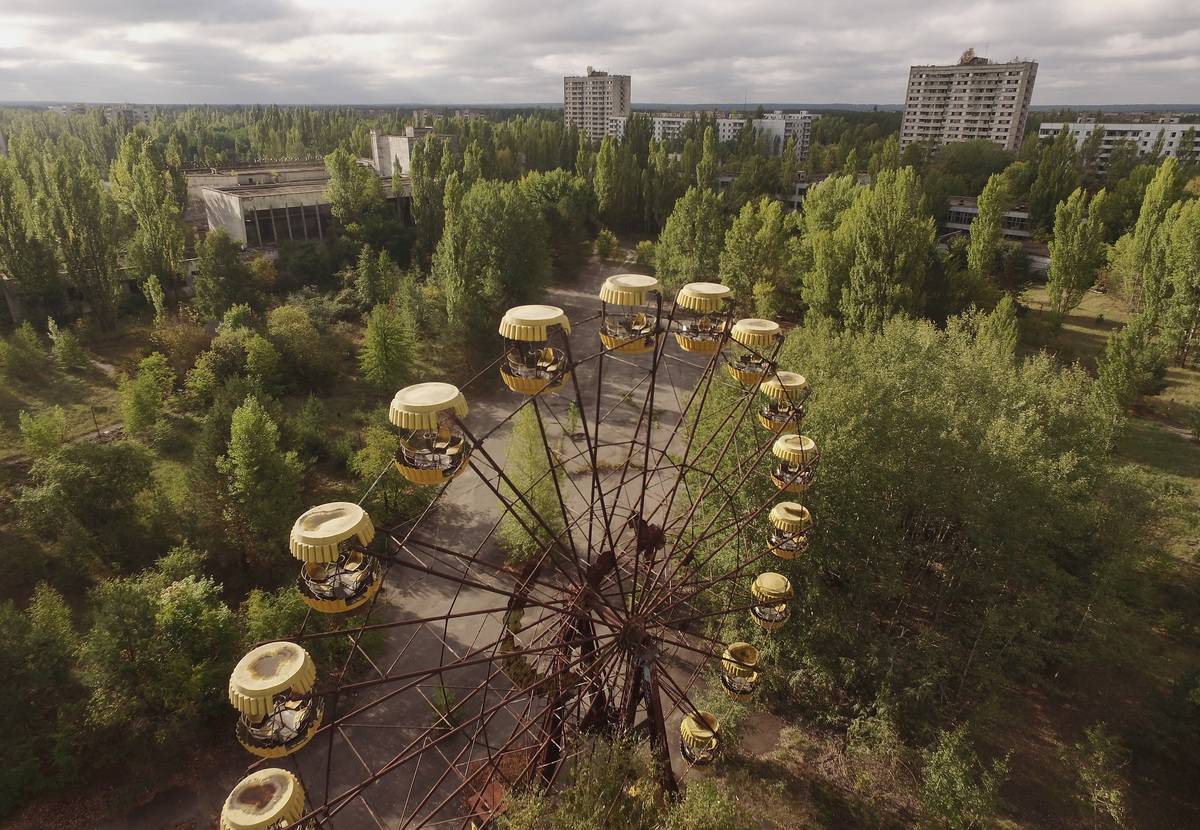 <p>An explosion at the Chernobyl Nuclear Power Plant on April 26th, 1986, caused fire and smoke to emit radioactive particles into the sky which then spread over western USSR territory and the rest of Europe. The city of Chernobyl was evacuated shortly after the disaster.</p> <p>Due to residual radiation and the health risks it poses, travel to the Exclusion Zone is highly restricted. However, wildlife has flourished due to the lack of human occupation.</p>