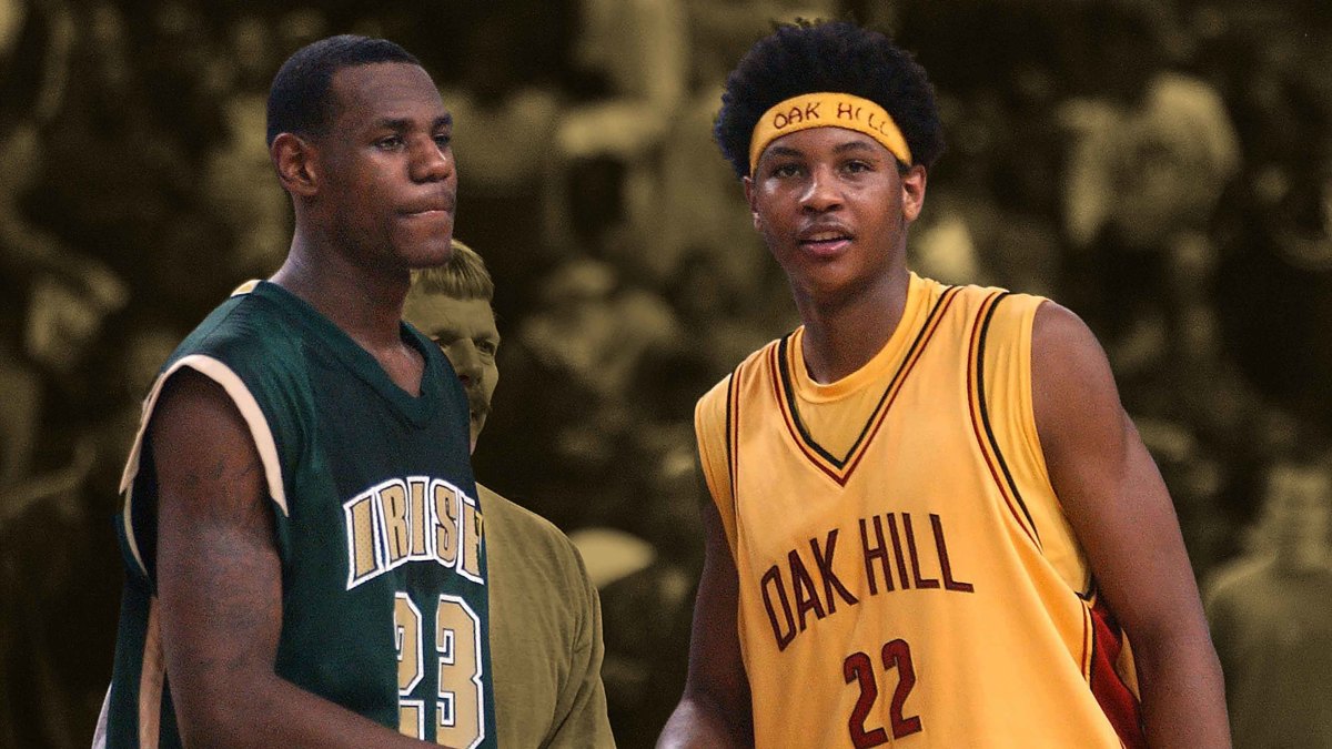 carmelo anthony explains how he knew lebron james was destined for greatness even in high-school: “it was the way he moved on the court”
