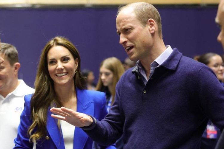 Kompaknya Pangeran William Dan Kate Middleton Tampil Kasual Chic