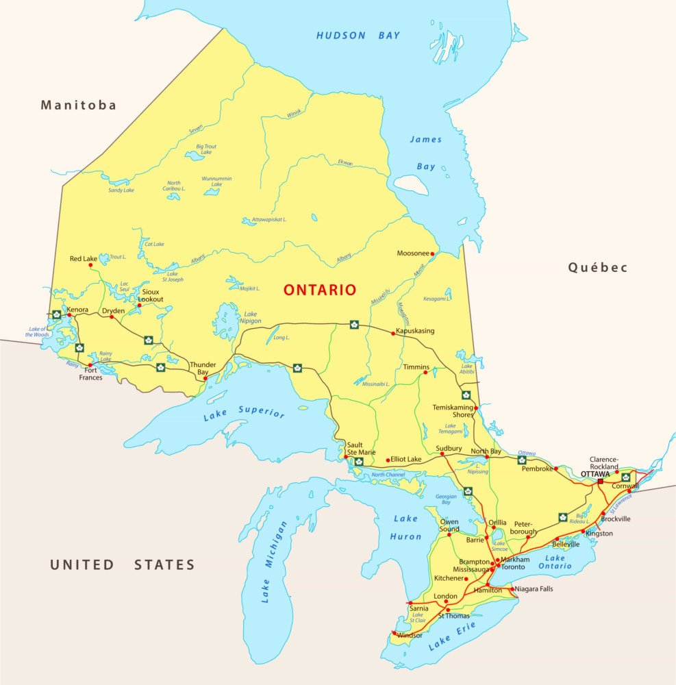 The Canada-United States border is the longest international border in ...
