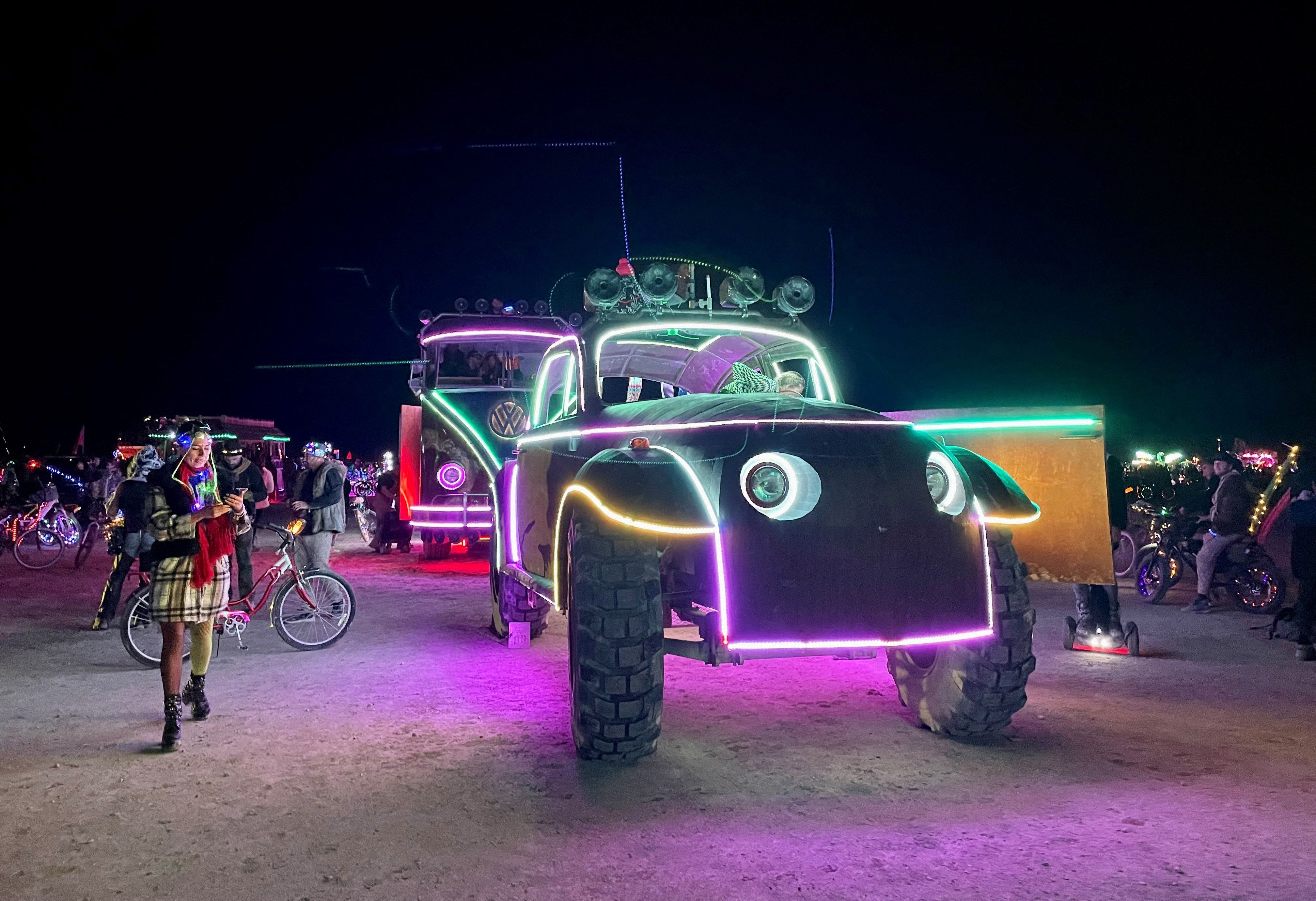 <p>On its face, <a href="https://www.businessinsider.com/tech-ceos-founders-attended-burning-man">Burning Man</a> — the anticapitalist art and music festival in the Nevada desert — doesn't really seem like an event for billionaires. But the richest people in the world don't seem to care about whether or not they're wanted.</p><p>Since the 1990s, attending Burning Man has become a sort of status symbol of the tech elite. Google founders Sergey Brin and Larry Page are longtime Burners — the festival inspired the very first Google Doodle — as is Eric Schmidt, who they chose to be Google's CEO.</p><p>Facebook cofounders Dustin Moskowitz and Mark Zuckerberg, and Uber cofounder Garrett Camp have also attended. Even Ray Dalio, the billionaire hedge fund manager, wanted to see what all the hype was about, sporting some psychedelic bell bottoms and joining the party in 2019.</p><p>The experiences of many celebrities and <a href="https://www.businessinsider.com/burning-man-one-percent-ultra-wealthy-private-jet-personal-chef-2019-8#wealthy-guests-get-around-in-tricked-out-golf-carts-and-cars-called-art-cars-5">billionaires on the Playa</a> lean less into the "decommodification" and "leave no trace" principles of the festival and more into the "immediacy" one — as in instant gratification. They take charter planes into <a href="https://www.businessinsider.com/burning-man-private-black-rock-airport-flights-leave-no-trace-2023-9">Black Rock City's pop-up airport</a>, a temporary runway constructed for the occasion; travel around in tricked-out art cars (basically fancy golf carts); and forego rustic tents for more fancy camps, complete with furniture, air-conditioning, and personal chefs who charge six-figures for their services.</p><p>All of this may be why there was a hefty dose of schadenfreude when <a href="https://www.businessinsider.com/i-escaped-burning-man-mud-apocalypse-climate-change-2023-9">Burning Man went underwater</a>, quite literally.</p>