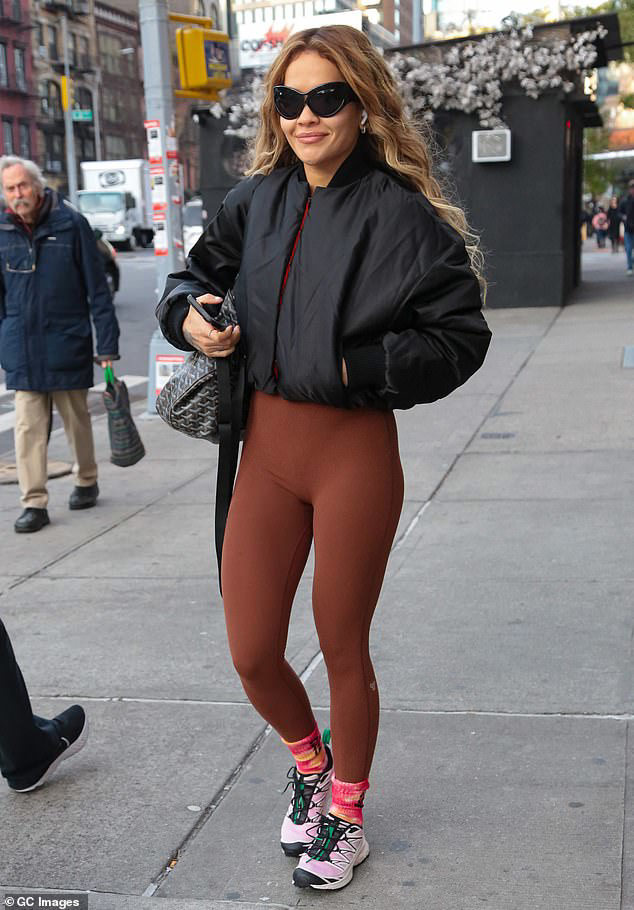 Rita Ora is in NYC for her husband Taika Waititi's Jimmy Fallon slot