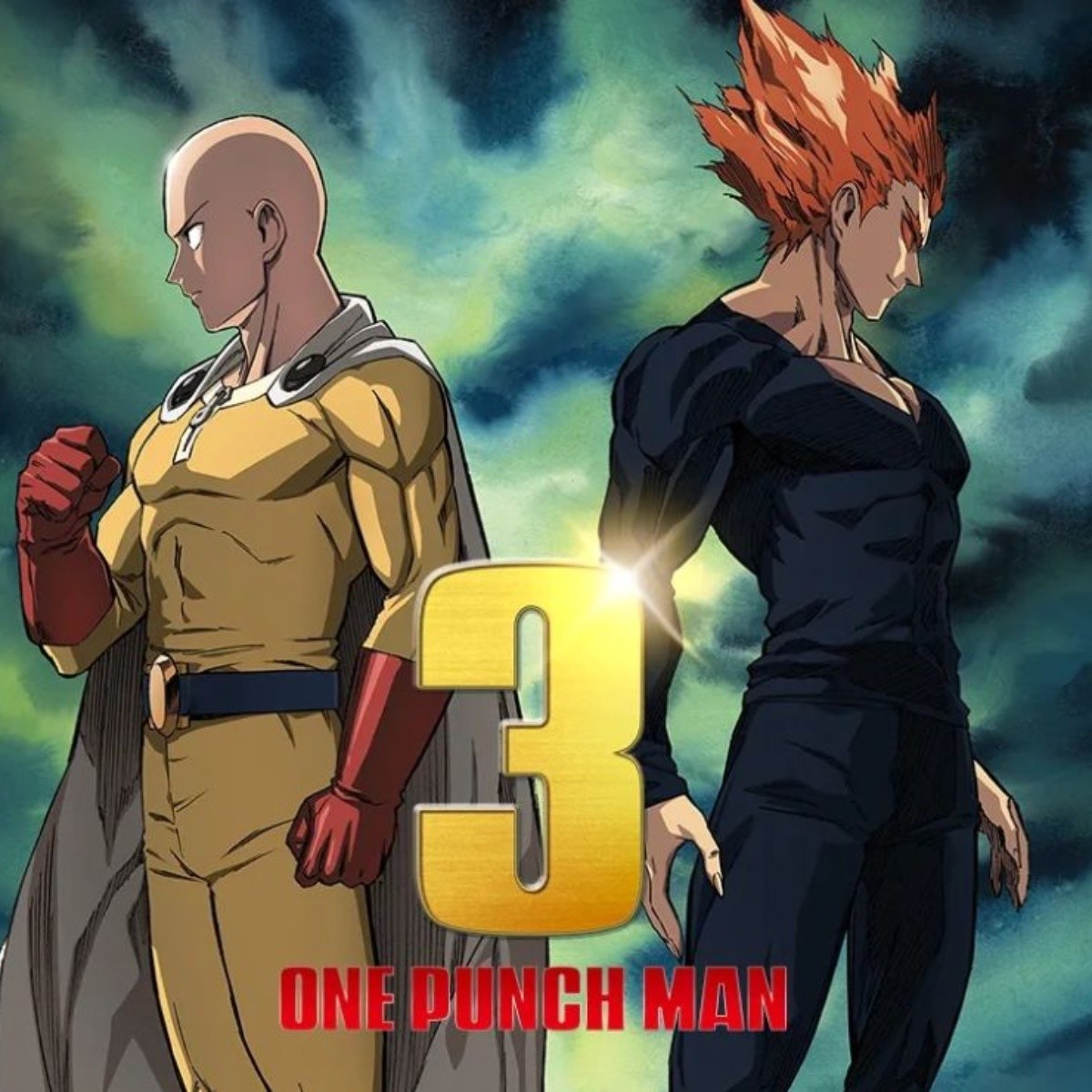 Когда вышел анонс. Сайтама. One Punch man la deuda. В Ванпанчмена бьет молния.