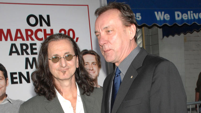 Rush's Geddy Lee and Neil Peart