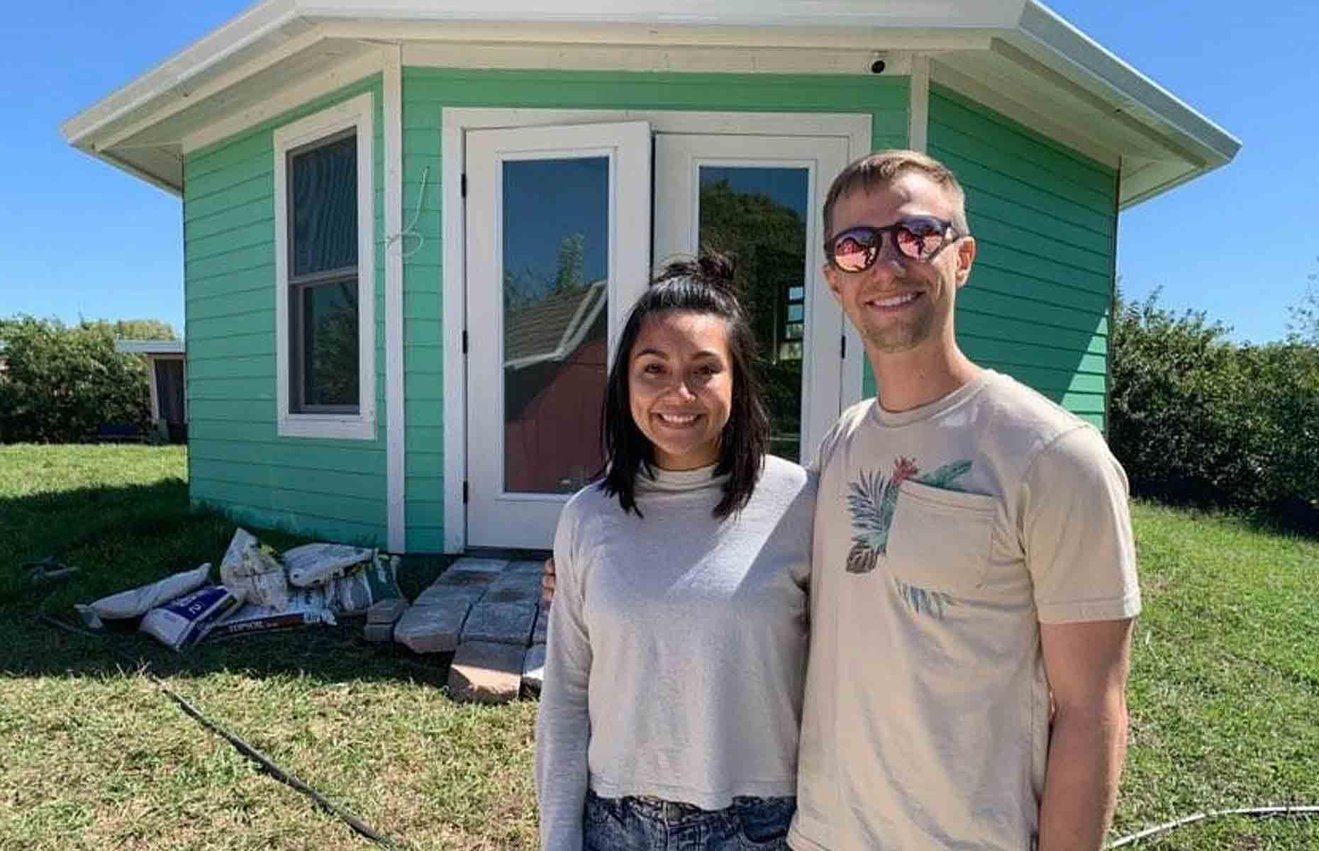 <p>For many first-time buyers, getting a foot on the property ladder is a daunting – and expensive – process. Instead of committing to decades of mortgage payments and hefty household bills, first-time buyers Tim Davidson and Sam Cosner decided to downsize to achieve their dreams of homeownership. </p>  <p>Their incredible adventure took them from fitting out their first tiny home to building a private tiny house island off the west coast of Florida. </p>