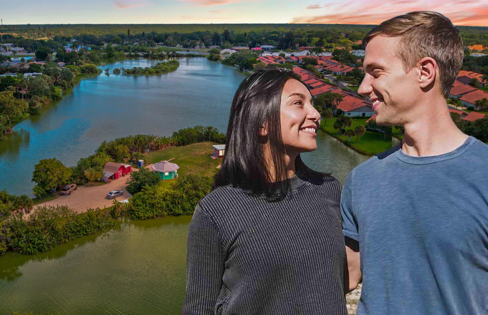 <p>Imagine waking up every day in a cute cabin on your very own private island in the middle of a beautiful lake. Now imagine that it costs less than your average family home.</p>  <p>This is the story of how an enterprising young couple opted out of the traditional route to homeownership to take on a rundown piece of land in Florida and transform it into their very own tiny living oasis.</p>  <p> Click or scroll on to discover their remarkable journey and take a tour of the island, which they've now opened up to the public...</p>
