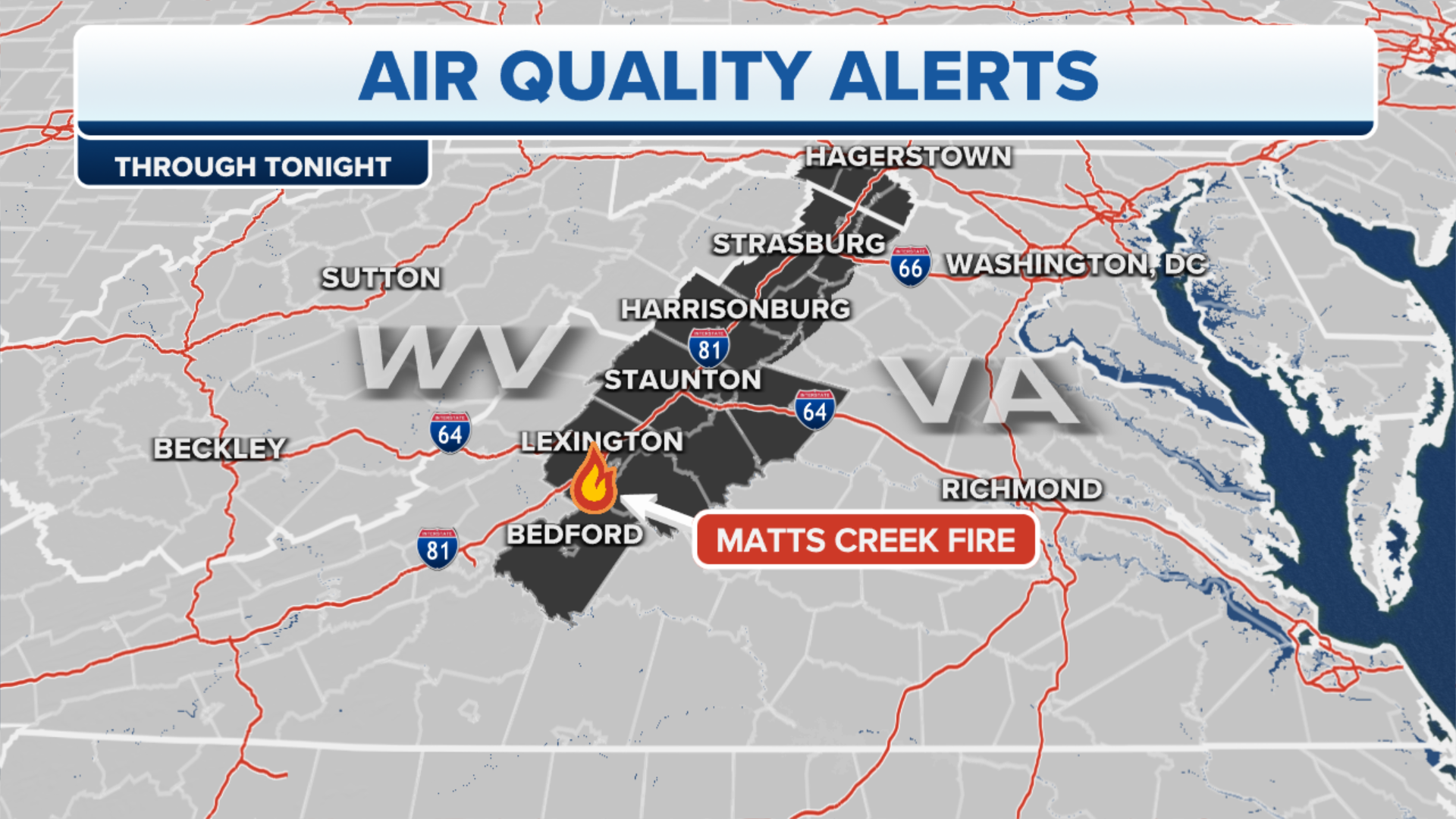 Hazy Skies Invade Northeast As Wildfire Smoke From Virginias Matts