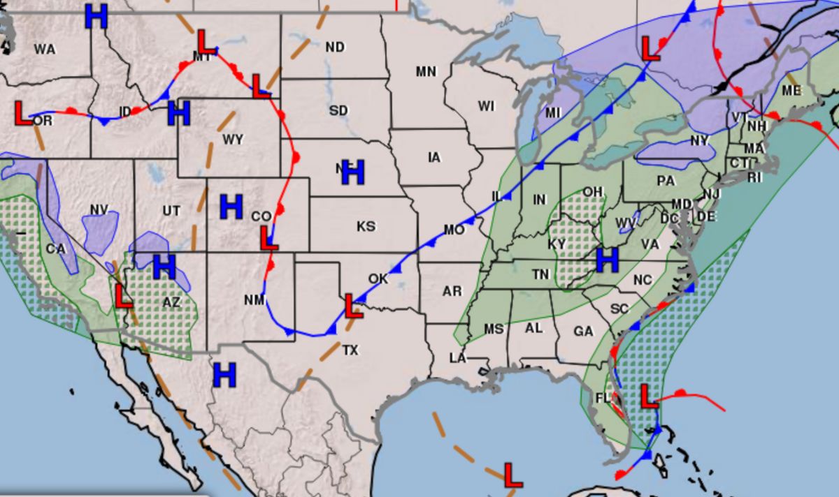 Thanksgiving Weather Forecast as Multiple States Impacted by 'Messy' Storm