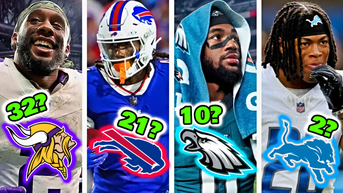 Ranking All 32 NFL Teams Running Backs From WORST To FIRST After Week 10