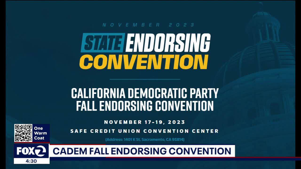 California democrats gathering this weekend to choose 2024 endorsements
