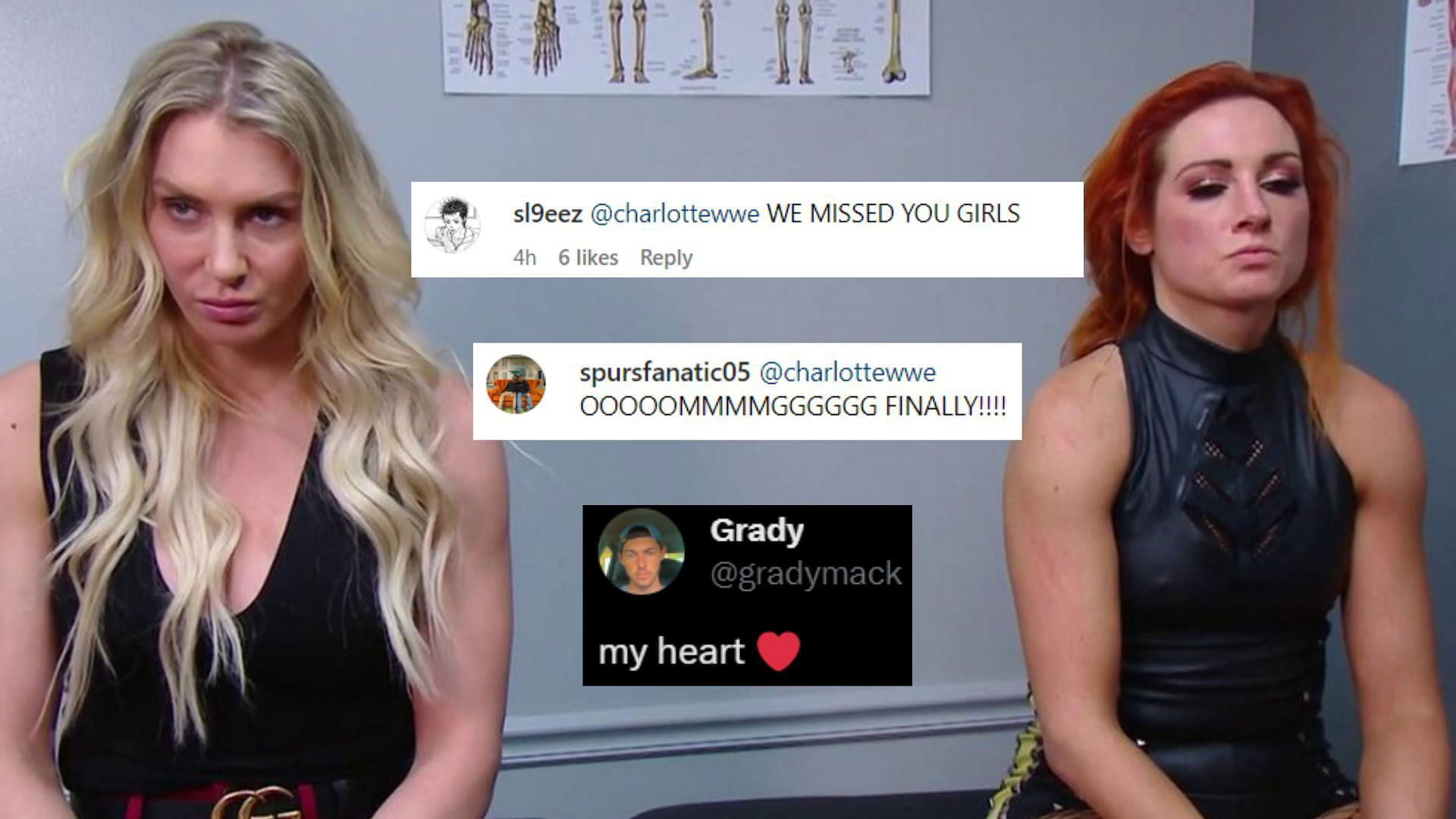 WWE fans convinced Becky Lynch and Charlotte Flair are friends again ...