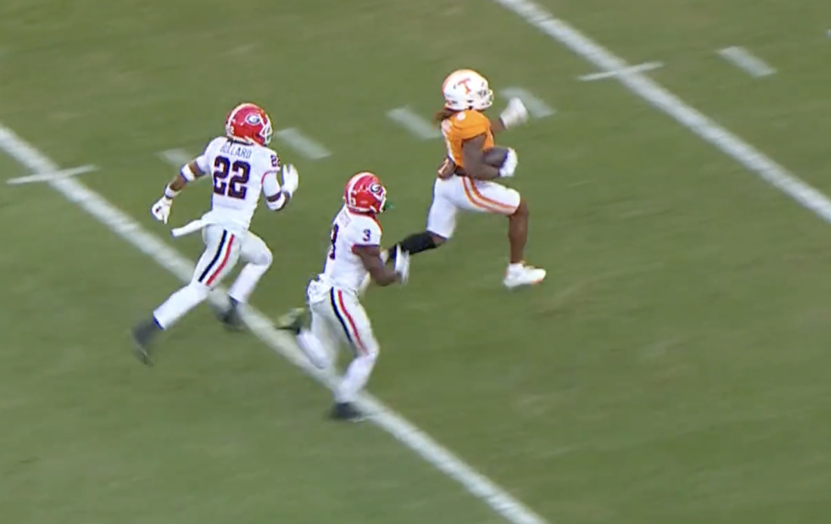 Watch Tennessee Scores Massive Touchdown on First Play of Game