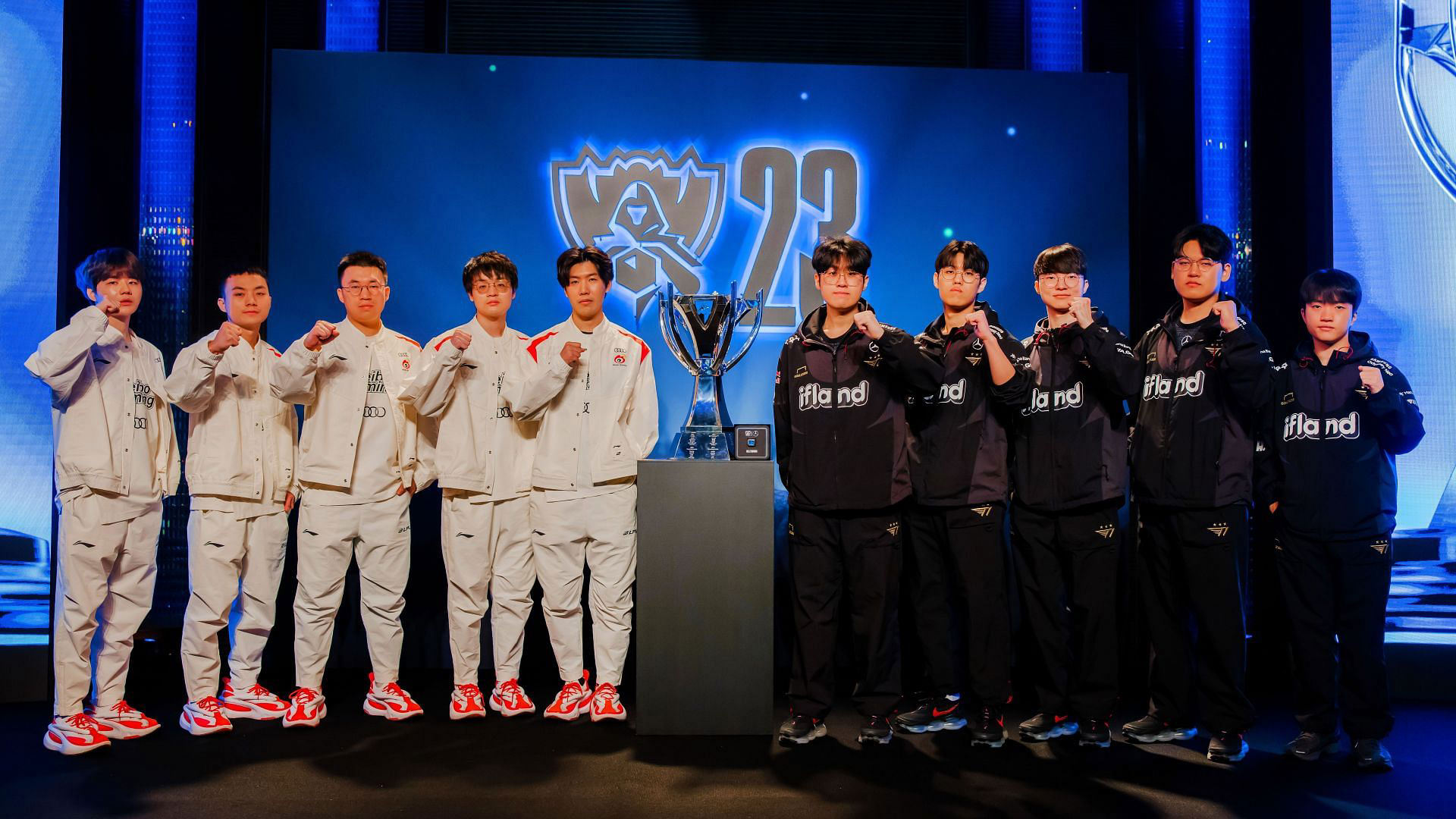 T1 vs. Weibo Gaming League of Legends Worlds 2023 Grand Final Headto