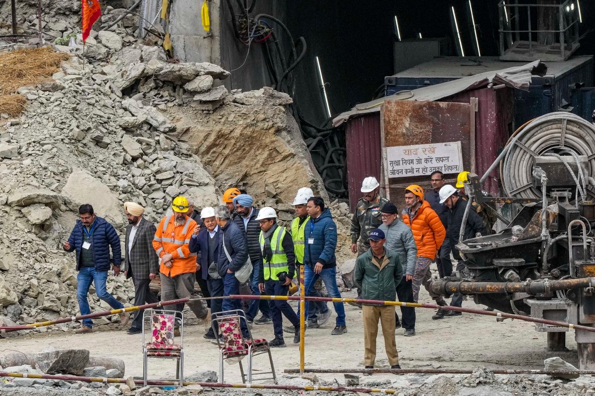 uttarkashi tunnel collapse: manual drilling underway; pm modi prays for safety of trapped workers | updates