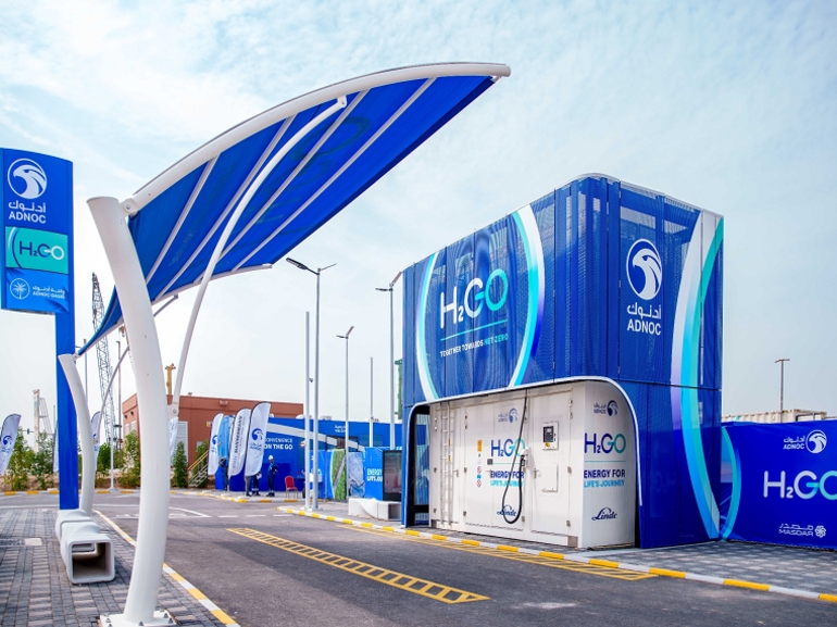 adnoc launches first high-speed hydrogen refueling station