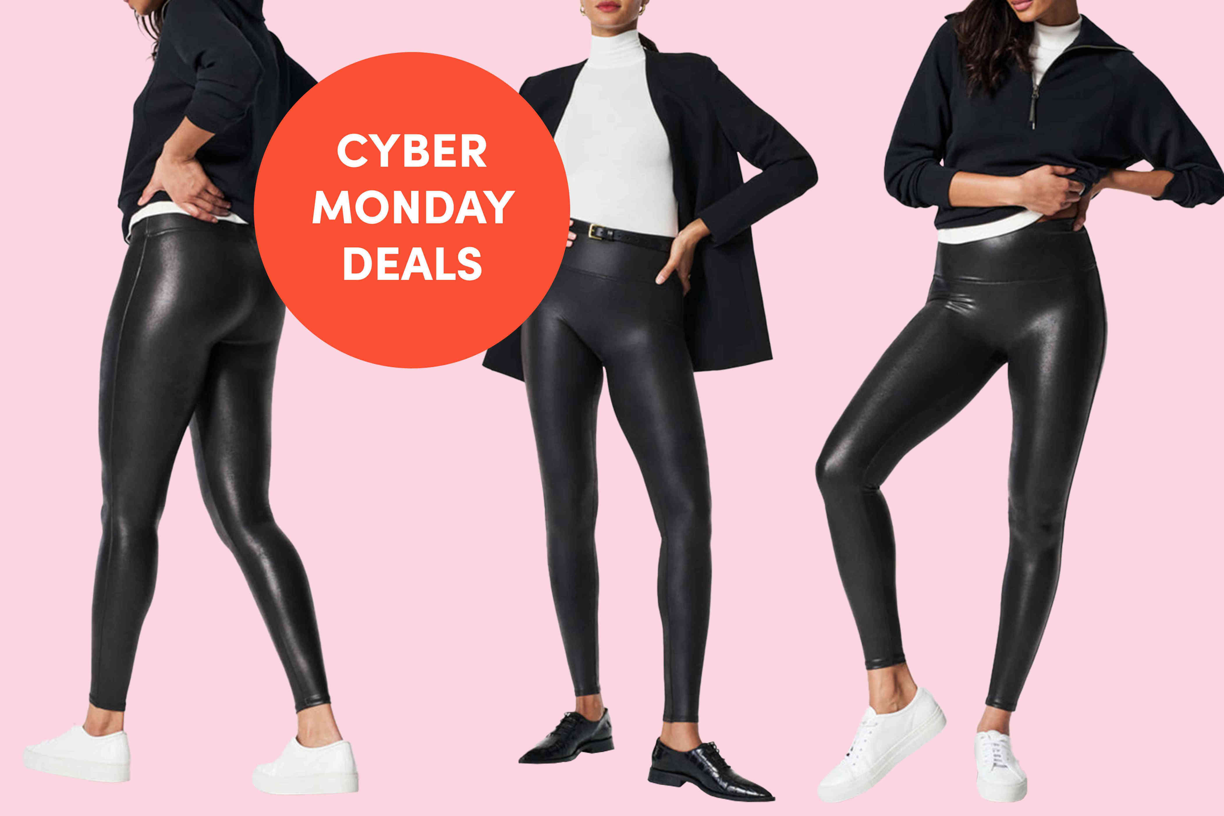 These Spanx Leggings Look, but Don't Feel, Like Leather—and They're 20% ...