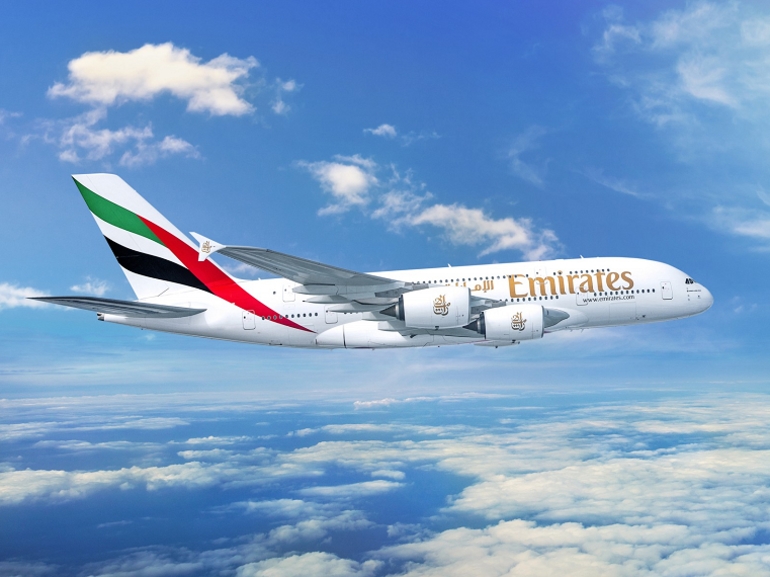 emirates operates world’s first 100% saf-powered a380 flight