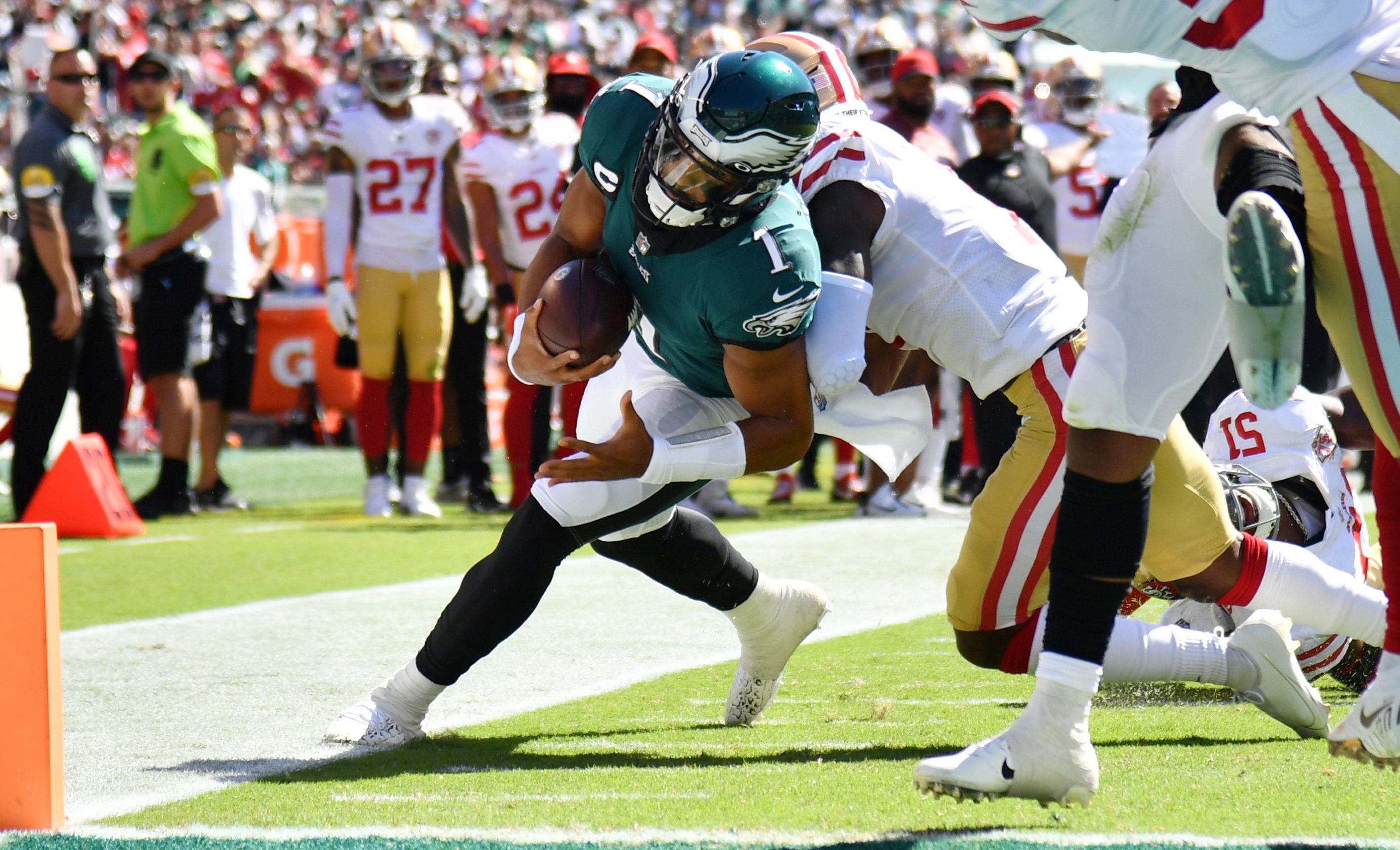 first look: san francisco 49ers at philadelphia eagles odds and lines