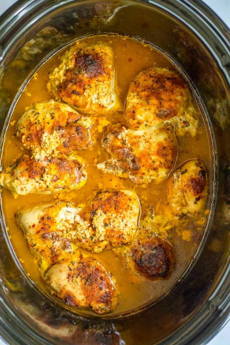Slow Cooker Chicken Thighs Are A Flavorful Family Favorite
