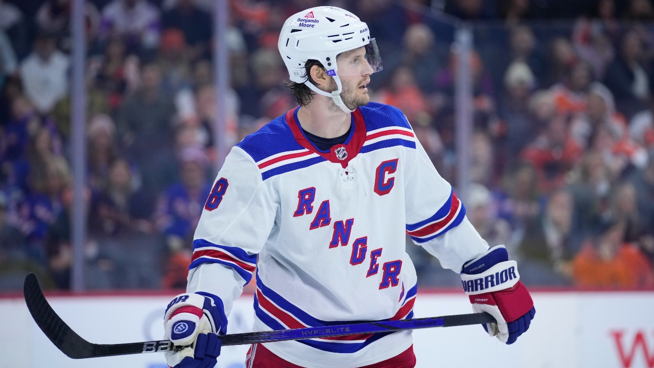 rangers’ jacob trouba says high-stick to frederic ‘can’t happen’