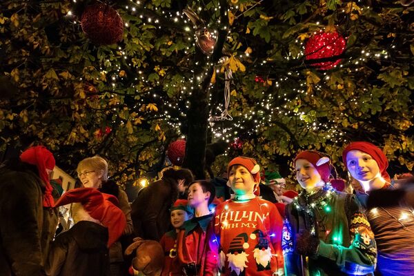 in pictures: christmas lights shine bright across ireland