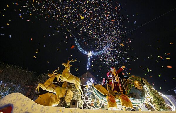 in pictures: christmas lights shine bright across ireland