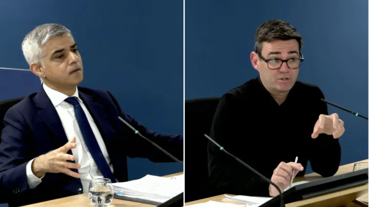 five things learned from andy burnham and sadiq khan at the covid inquiry