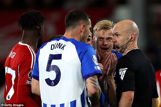 lewis dunk given two-match for foul and abusive language