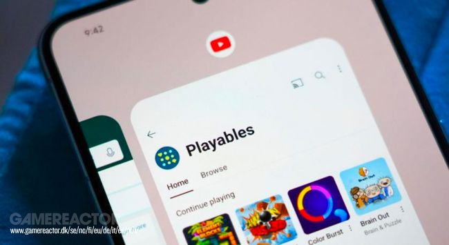 android, youtube har lanceret playables