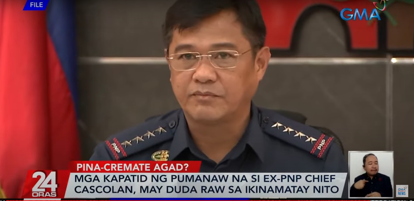 ex-pnp chief cascolan's kin stumped over 'hasty autopsy'
