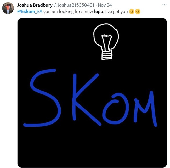 eskom to pay millions for new logo, but south africans offer free designs – and they could glow in the dark