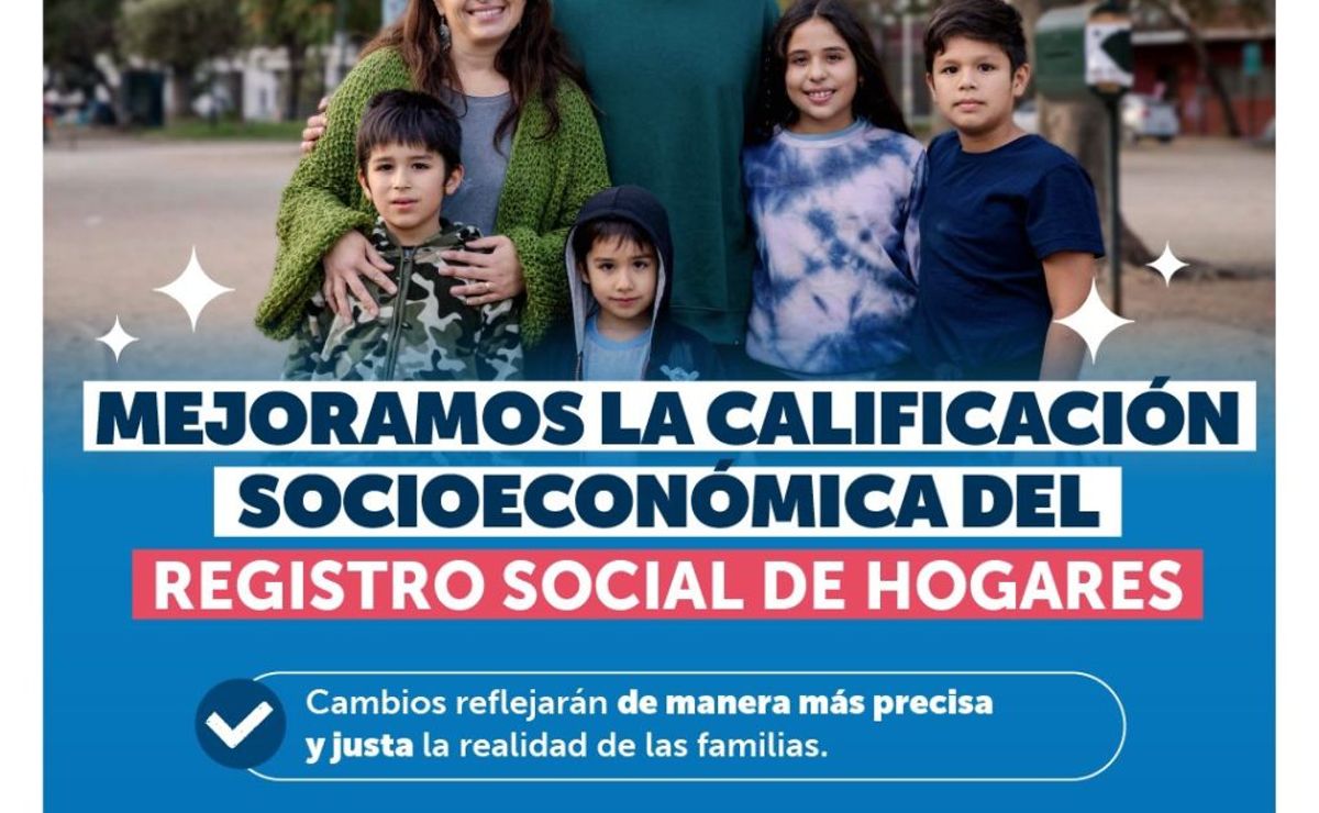 más beneficiarios: anuncian cambios al registro social de hogares para evaluación de tramos
